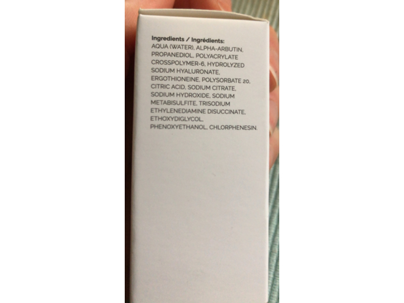 The Ordinary A High-Strength Serum, Alpha Arbutin 2% + Ha, 1 fl oz/30 mL