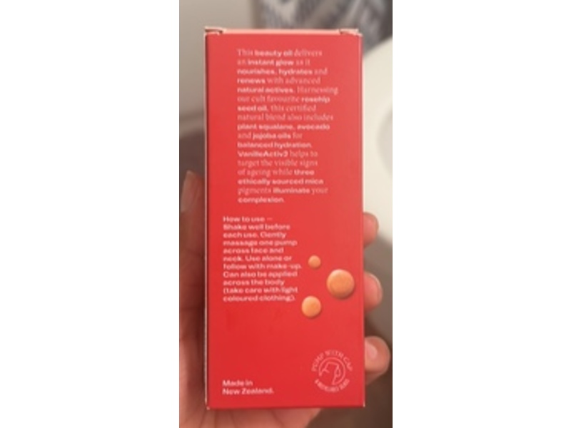 Trilogy Sheer Illumination Instant Glow Rosehip Oil, 1 fl oz/30 mL