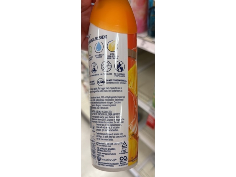 Febreze Luxe Air Refresher, Tropical Blend, 8.8 oz/250 g