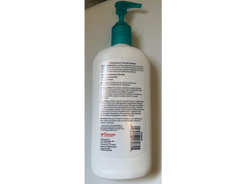 Cvs Pharmacy Soothing Moisture Dry Skin Therapy, 16.9 fl oz/500 mL