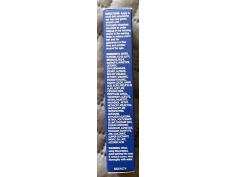 Equate Beauty Eye Cream, Retinol, 0.5 fl oz/15 mL