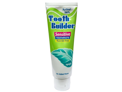 Squigle Tooth Builder Sensitive Toothpaste, 36% Xylitol, 4 oz, Pack Of 12