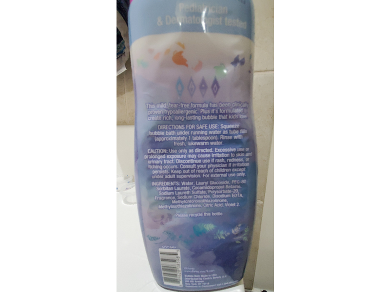 Disney Frozen Bubble Bath, Glacier Grape, 24 fl oz/710 mL