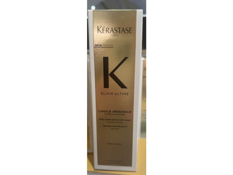 Kerastase Elixir Ultime Original Refillable Hair Oil, 2.53 fl oz/75 mL