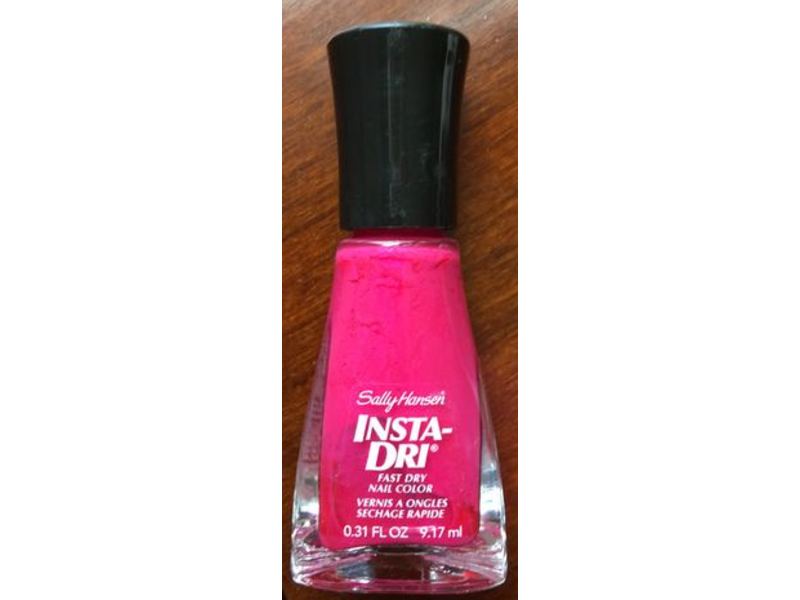 Sally Hansen Insta-Dri Nail Polish, 220 Flashy Fuchsia, 0.31 fl oz/9.17 mL