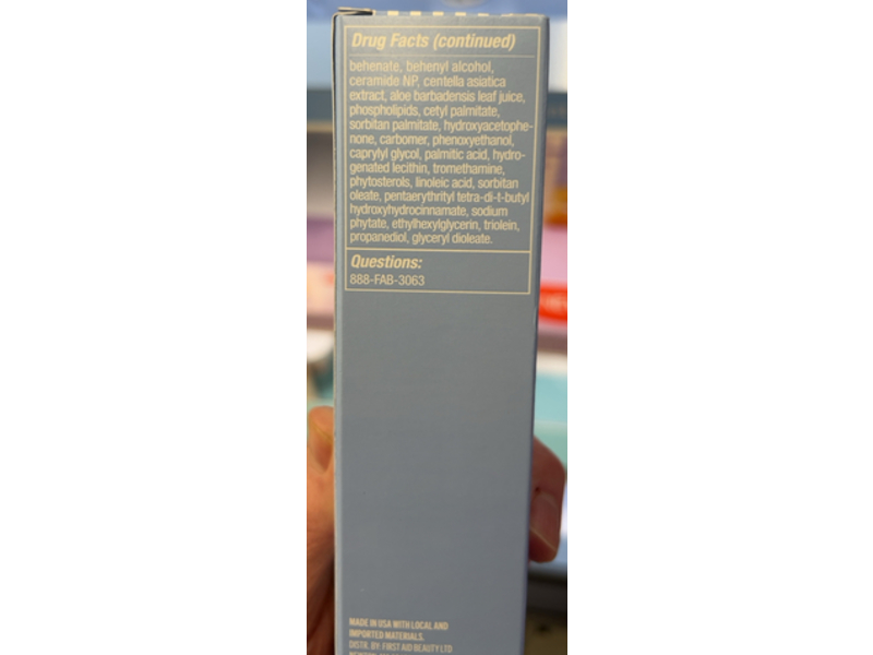 First Aid Beauty Ultra Repair Rescue Barrier Balm, Dimethicone, 2.25 oz/63.7 g