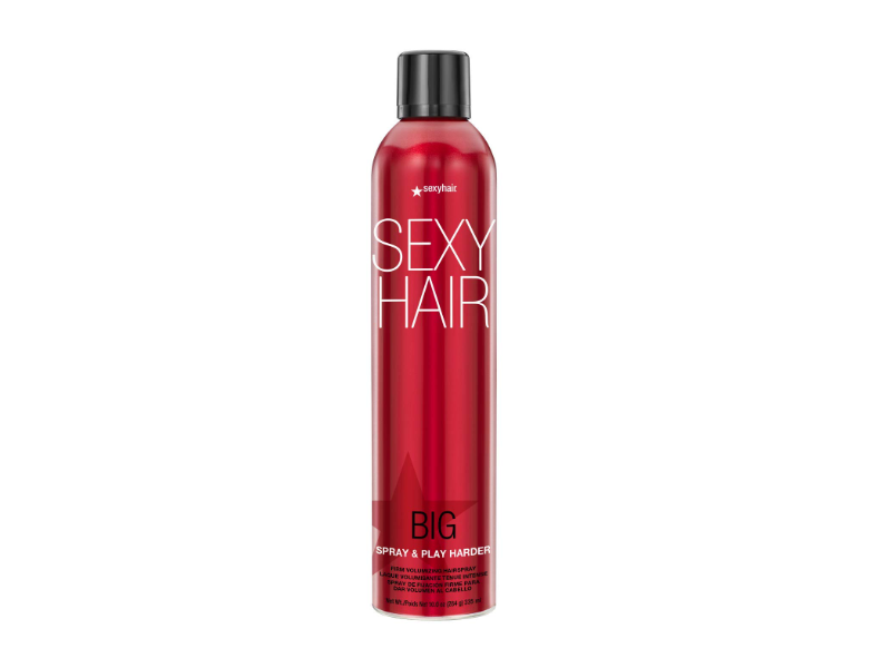 Sexy Hair Big Spray & Play Harder Firm Volumizing Hairspray, 10 fl oz/234 g
