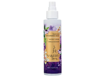 Nakery Beauty Fragrance Mist, Vanilla Blossom, 5.07 fl oz/150 mL