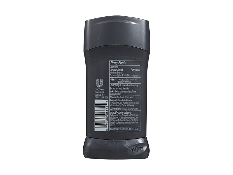 Dove Men +Care Non Irritant Antiperspirant, Extra Fresh, 2.7 oz/76 g