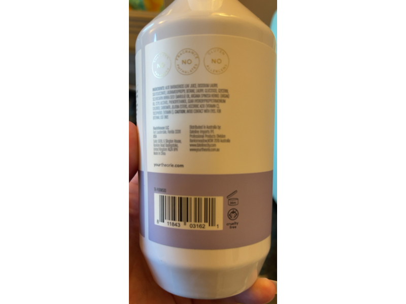 Theorie Ultra Gentle Body Wash, 16.9 fl oz/500 mL