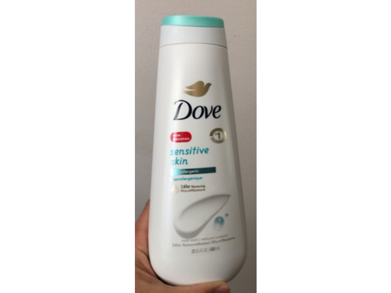 Dove Sensitive Skin Body Wash, 23 fl oz/600 mL
