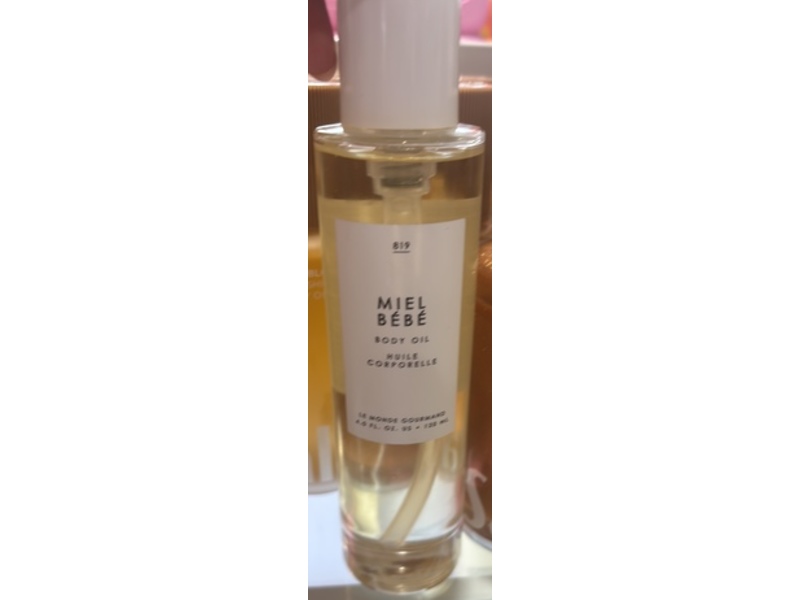 Le Monde Gourmand Body Oil, Miel Bebe, 4 fl oz/120 mL