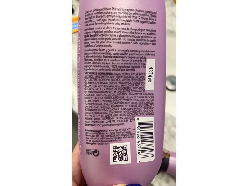 Pureology Hydrate Moisturizing Conditioner, 9 fl oz/266 mL