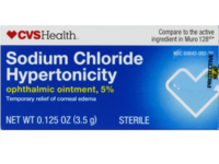 CVS Health Sodium Chloride Hypertonicity Ophthalmic Ointment 5%, 0.125 oz/3.5 g - Image 2