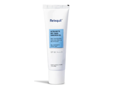 Re'equil Ultra Matte Dry Touch Sunscreen Gel, SPF 50, 1.76 oz/50 g