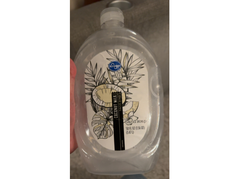 Kroger Hand Soap, Coconut Milk, 50 fl oz/1.47 L