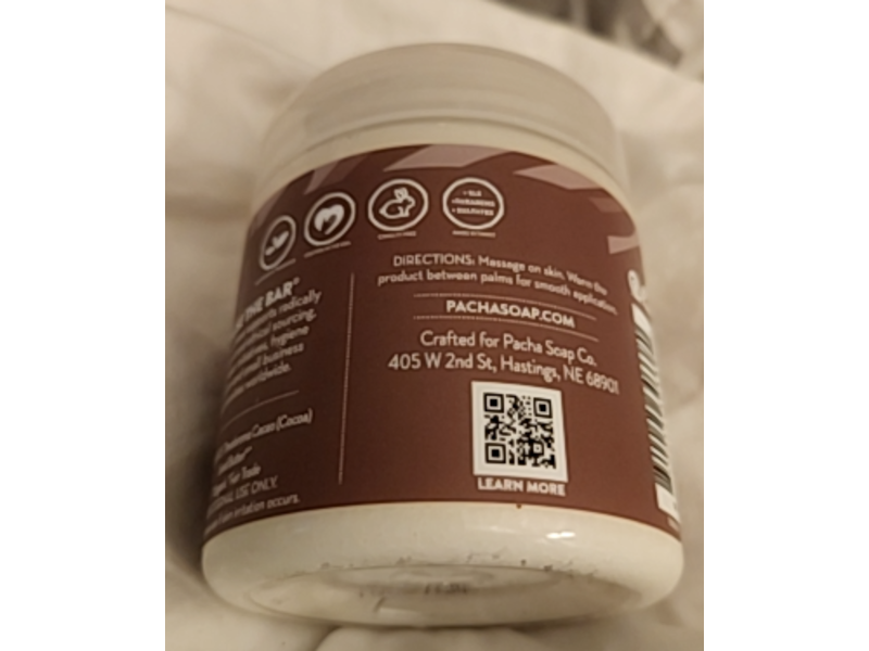 Pacha Soap Co Raw Butter, Cocoa, 8 oz/227 g