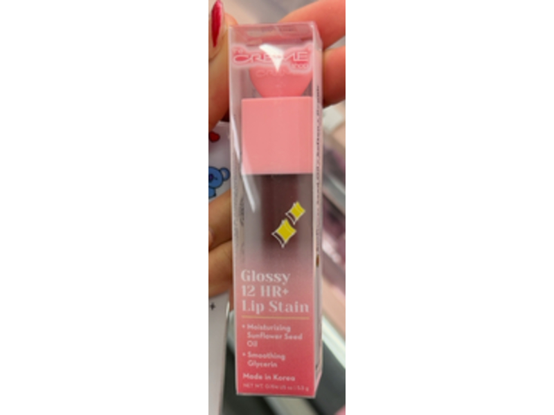 The Creme Shop Glossy Lip Stain, Cherub, 0.194 oz/5.5 g