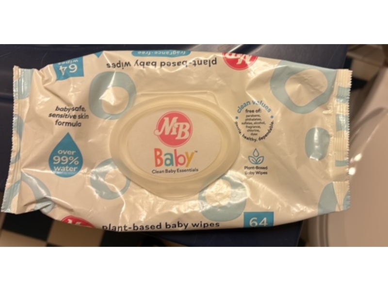 MB Clean Baby Essentials Baby Wipes, 64 Count