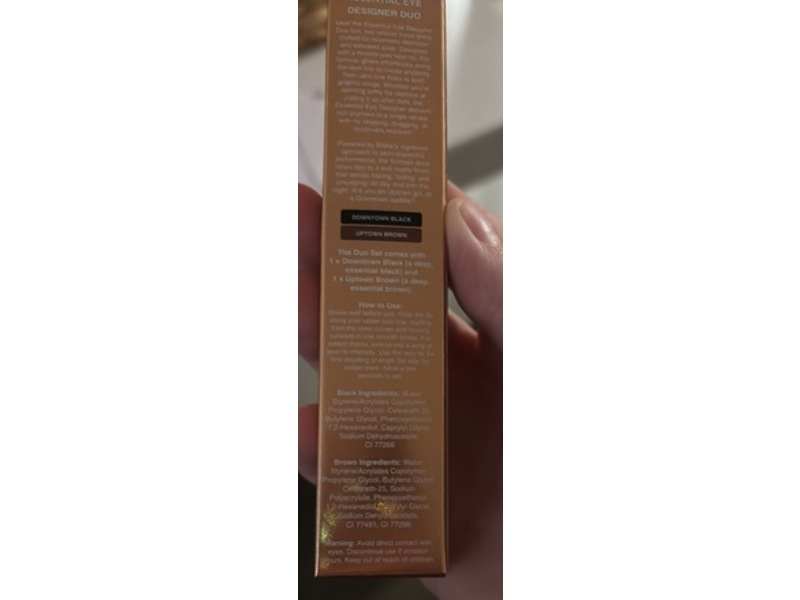 Bisha Essential Eye Designer Duo, Downtown Black & Up Down Brown