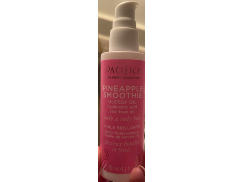 Pacifica Beauty Smoothie Glossy Oil, Pineapple, 1.7 fl oz/50 mL