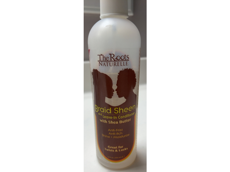 The Roots Naturelle Braid Sheen Leave-in Conditioner, Shea Butter, 12 fl oz/355 mL