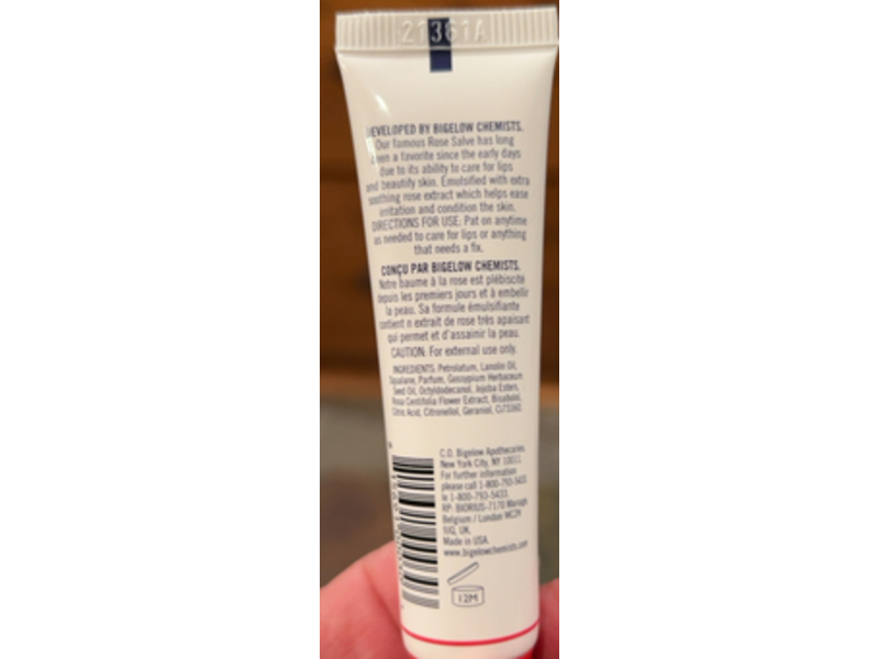 C.o.bigelow Rose Salve, 0.5 oz/14 g