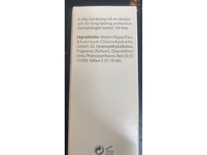 Merle Norman Hex Roll on Deodorant, 2 fl oz/60 mL