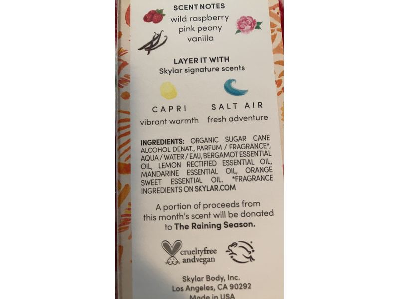 Skylar Ojai Sunset Eau De Toilette, 0.33 fl oz/10 mL