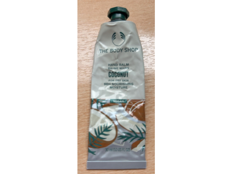 The Body Shop Hand Balm, Coconut, 1 fl oz/30 mL