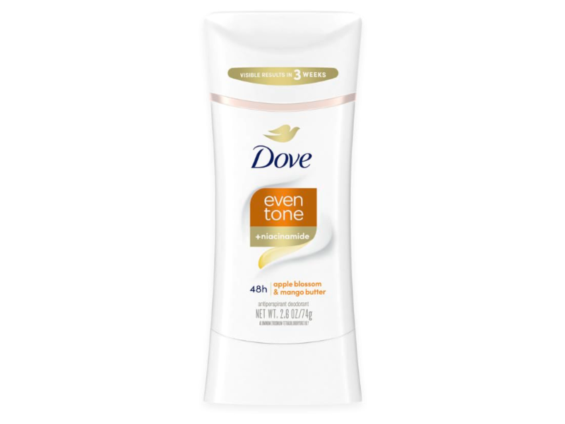 Dove Even Tone Antiperspirant, Calming Breeze + Vit B3, 2.6 oz/74 g