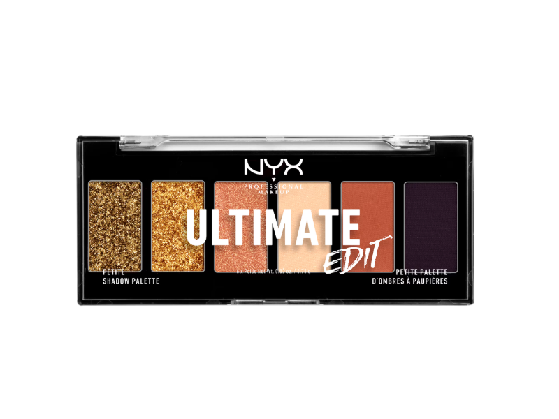 NYX Professional Makeup Ultimate Edit Petite Shadow Palette, Utopia, 0.02 oz/0.75 g