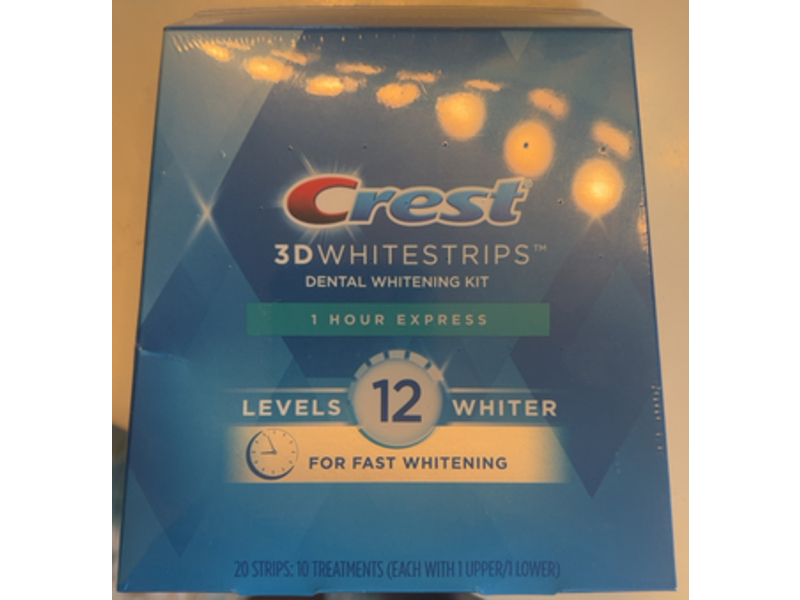 Crest 3D Whitestrips Dental Whitening Kit, 20 Strips