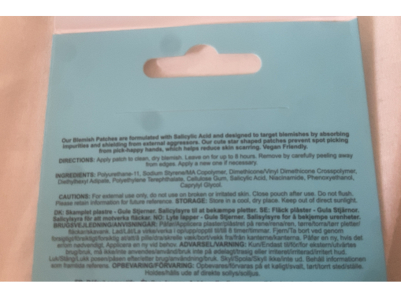 Face Facts Blemish Patches, Yellow Stars, 24 Count