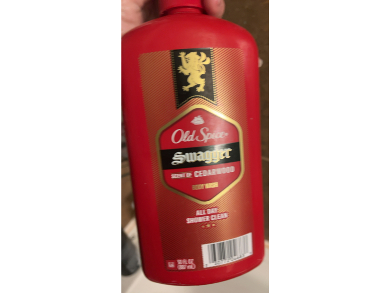 Old Spice Swagger Body Wash, Scent of Cedarwood, 30 fl oz/887 mL, Pack Of 2