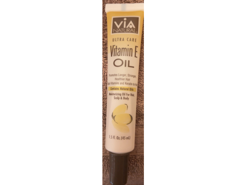 VIA Natural Ultra Care Vitamin E Oil, 1.5 fl oz/45 mL