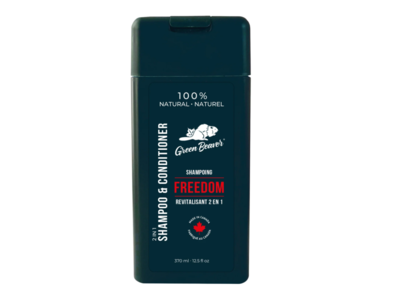 Green Beaver 2 In 1 Shampoo & Conditioner, Freedom, 12.5 fl oz/370 mL