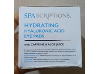 SpaScriptions Hydrating Eye Pads, Hyaluronic Acid + Caffeine + Aloe Juice, 60 Count - thumbnail 3