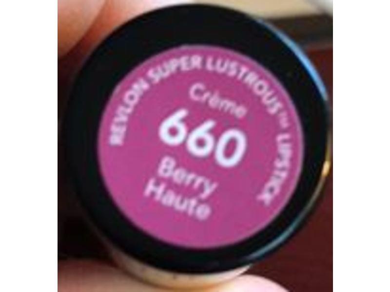Revlon Super Lustrous Lipstick, 660 Berry Haute, 0.15 oz/4.2 g