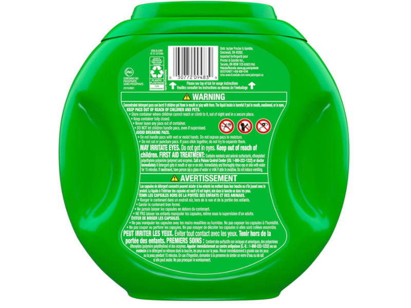 Gain + Ultra Oxi Boost 3 In 1 Laundry Detergent Pacs, Waterfall Delight, 56 oz/1.61 kg, 76 Count