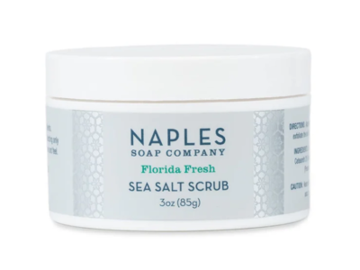 Naples Soap Company Sea Salt Scrub, Florida Fresh, 3 oz/85 g