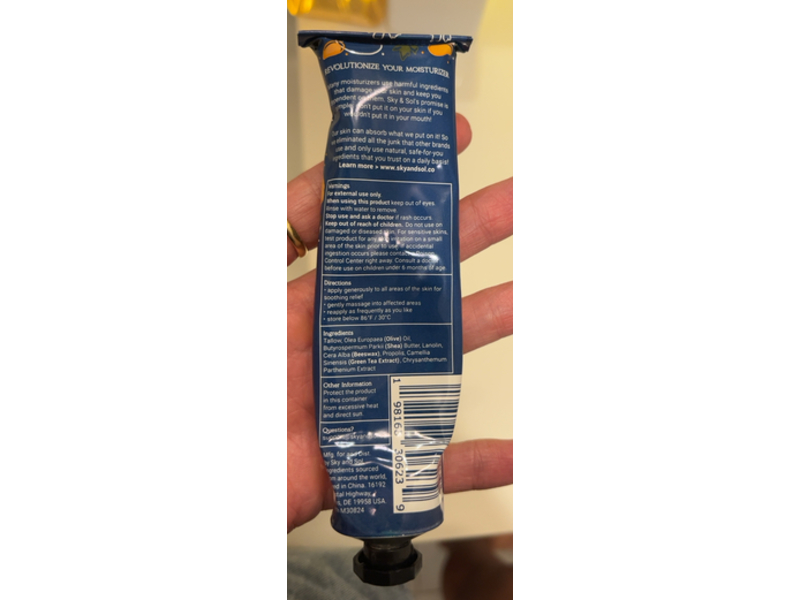 Sky & Sol Day & Night Moisturizer, 2.82 oz/80 g