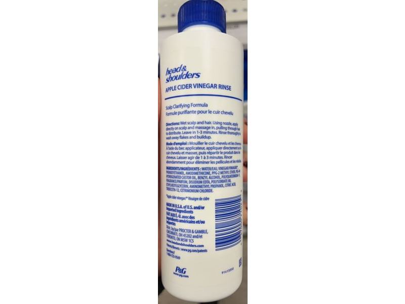 Head & Shoulders Apple Cider Vinegar Rinse, 6.7 fl oz/200 mL