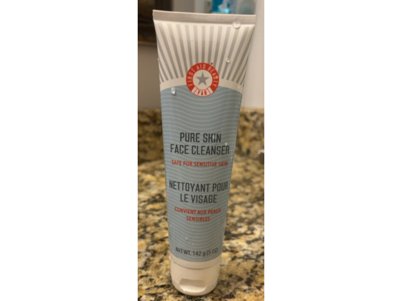 First Aid Beauty Pure Skin Face Cleanser, 5 oz/142 g