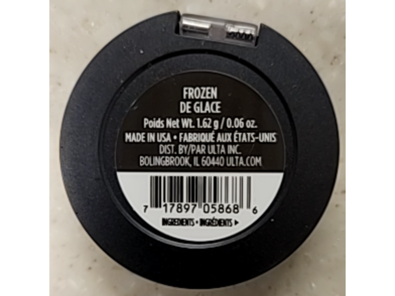 Ulta Beauty Eyeshadow, Frozen, 0.06 oz/1.62 g