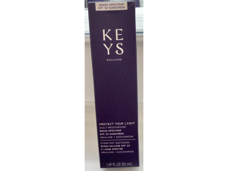 Keys Soulcare Protect Your Light Daily Moisturizer Sunscreen, SPF 30, 1.69 fl oz/50 mL