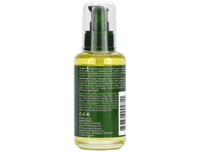 Luseta Hair & Scalp Treatment Oil , Tea Tree, 3.38 fl oz/100 mL
