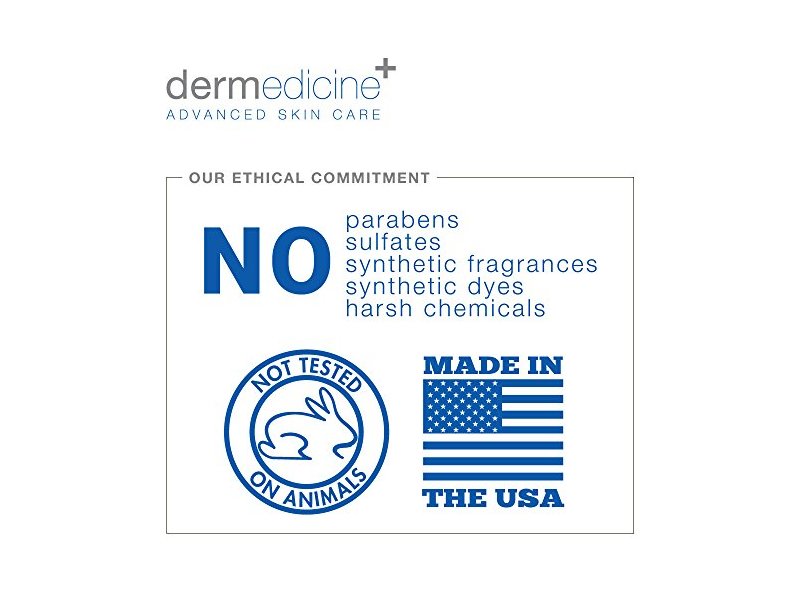 Dermadicine 100% Pure Hyaluronic Acid Serum, 1fl oz/30ml