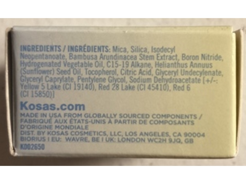 Kosas Cloud Set Loose Setting + Blurring Powder, Translucent Candy, 0.035 oz/1 g