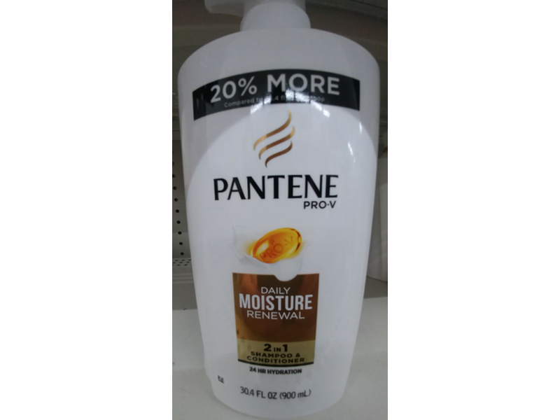 Pantene Pro-V Daily Moisture Renewal 2 In 1 Shampoo & Conditioner, 30.4 fl oz/900 mL